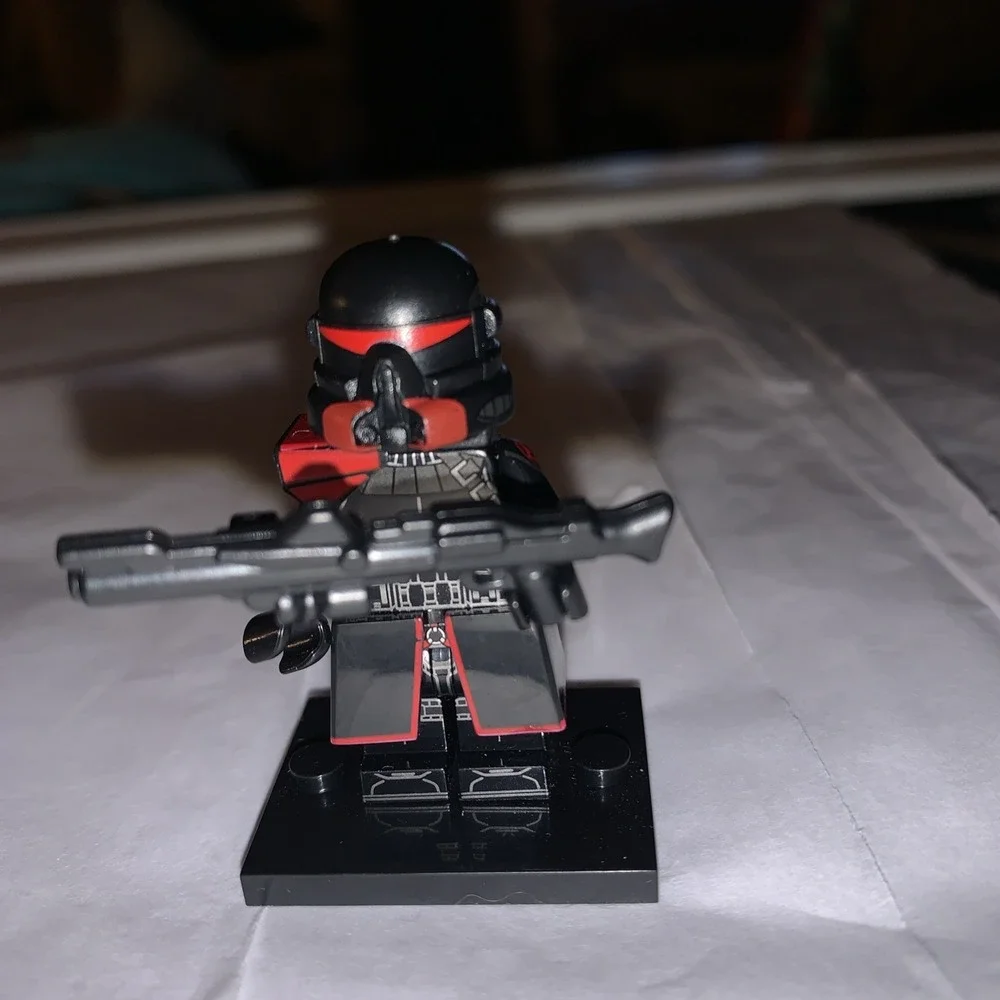 CUSTOM 3rd Party Brick Star Wars Minifigure - Purge Trooper - The Clone Wars